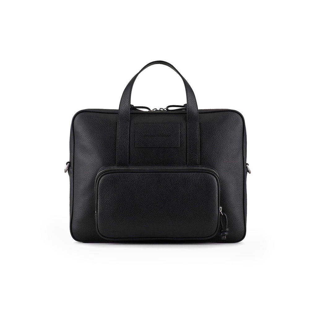 Business Bag In Tumbled Leather