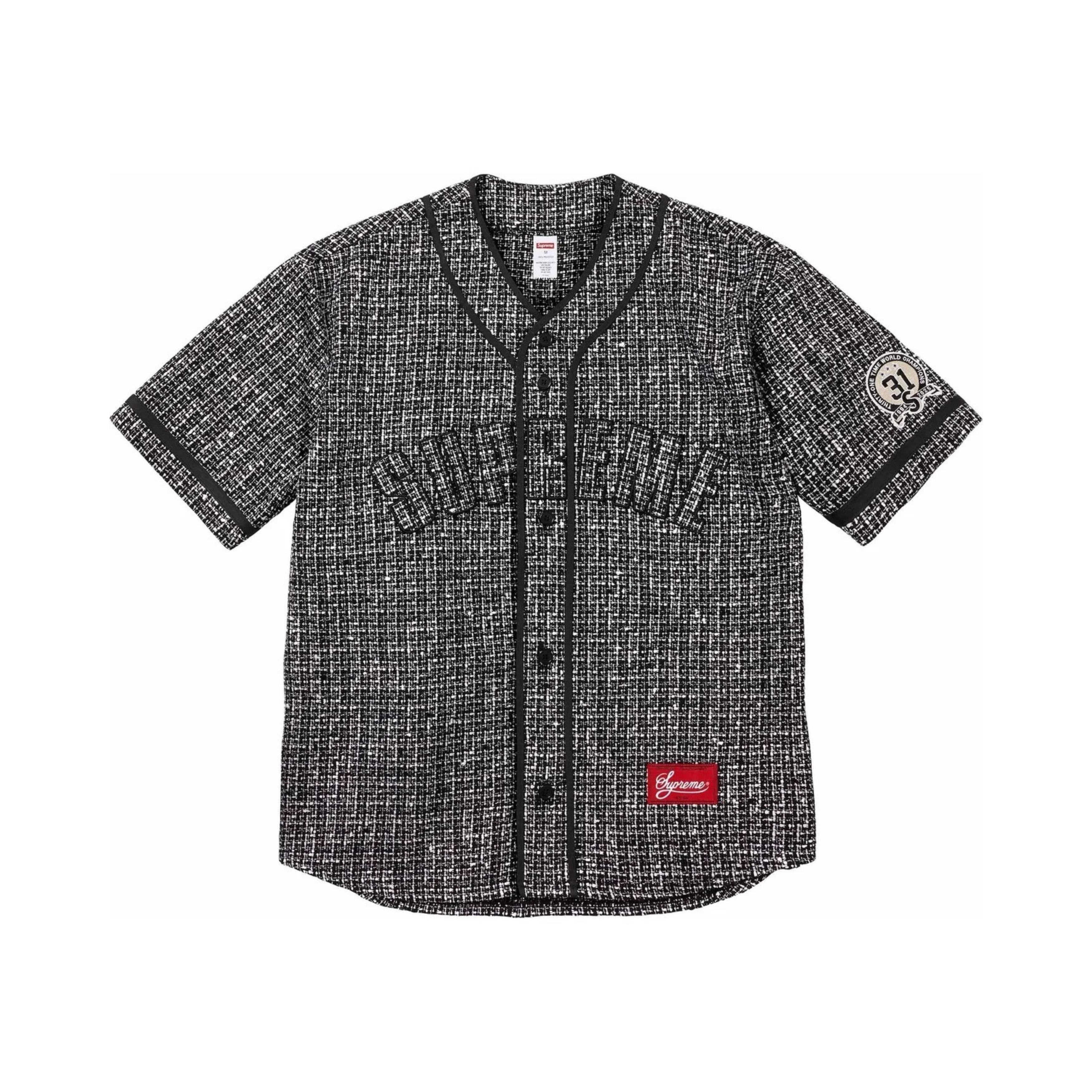 Supreme Boucle Baseball Jersey - Men's M