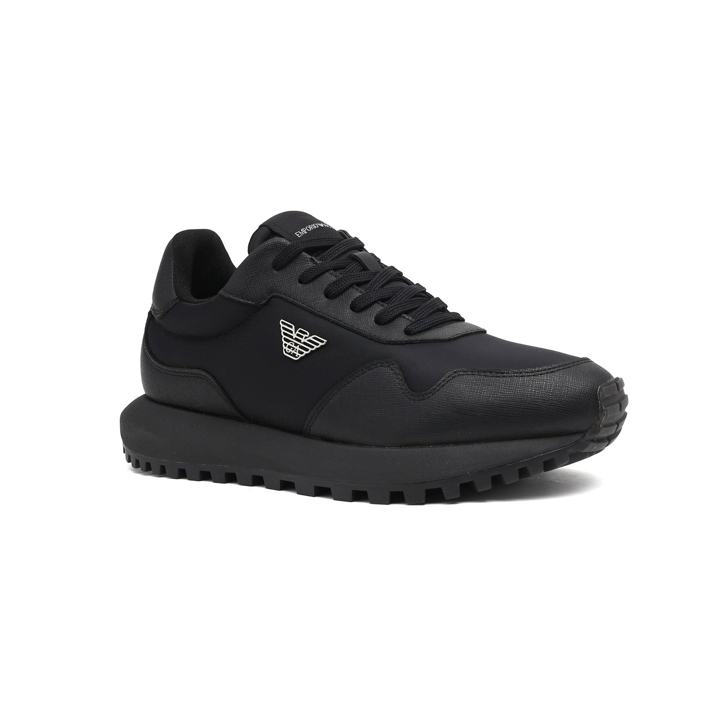 Asv Recycled Nylon Sneakers With Regenerated Saffiano Details