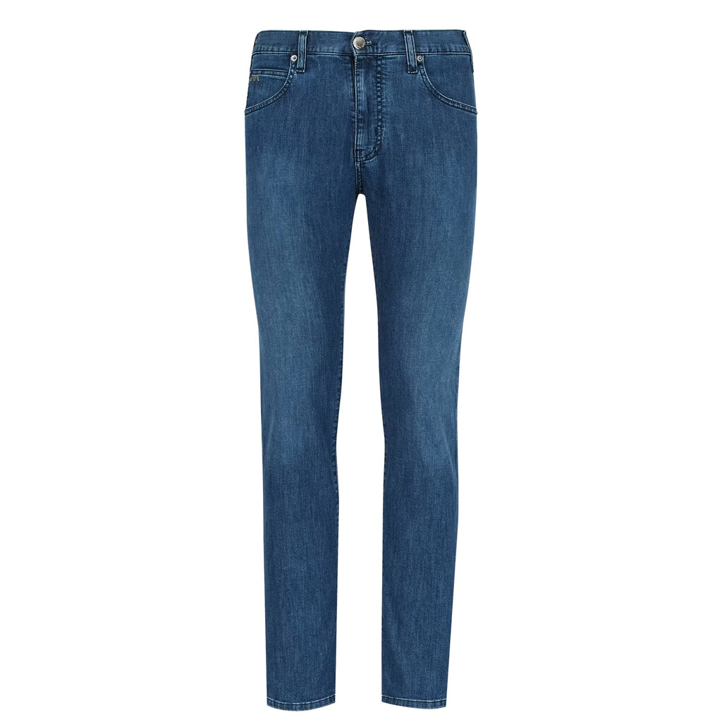 J45 Regular-Fit, Worn-Wash 8 Oz Denim Jeans
