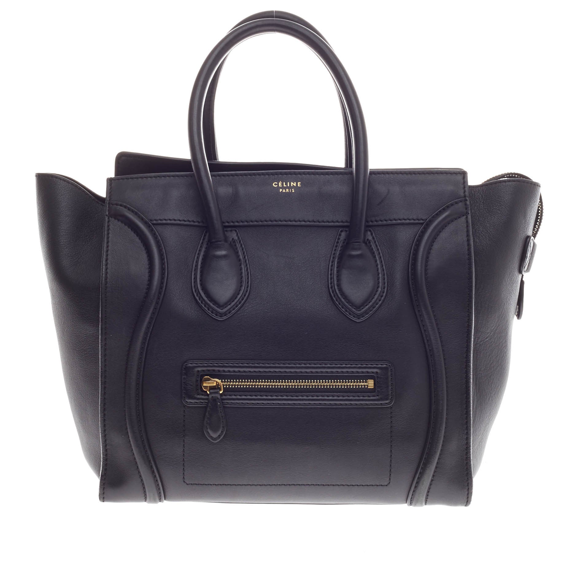 Luggage Handbag Smooth Leather Mini