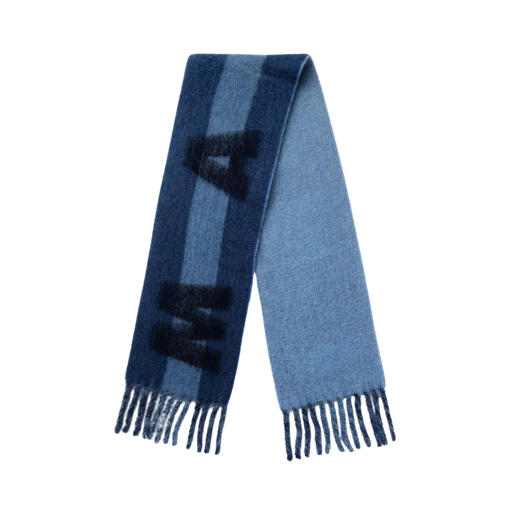 Marni Logo Striped Scarf
