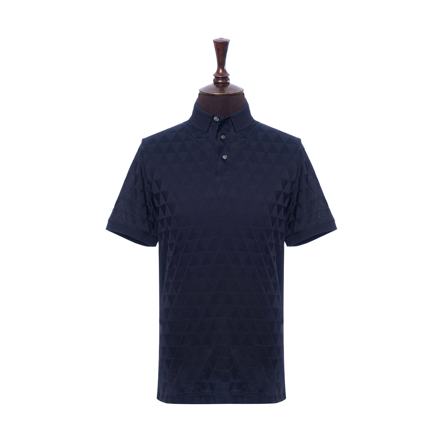 Jacquard Jersey Polo Shirt