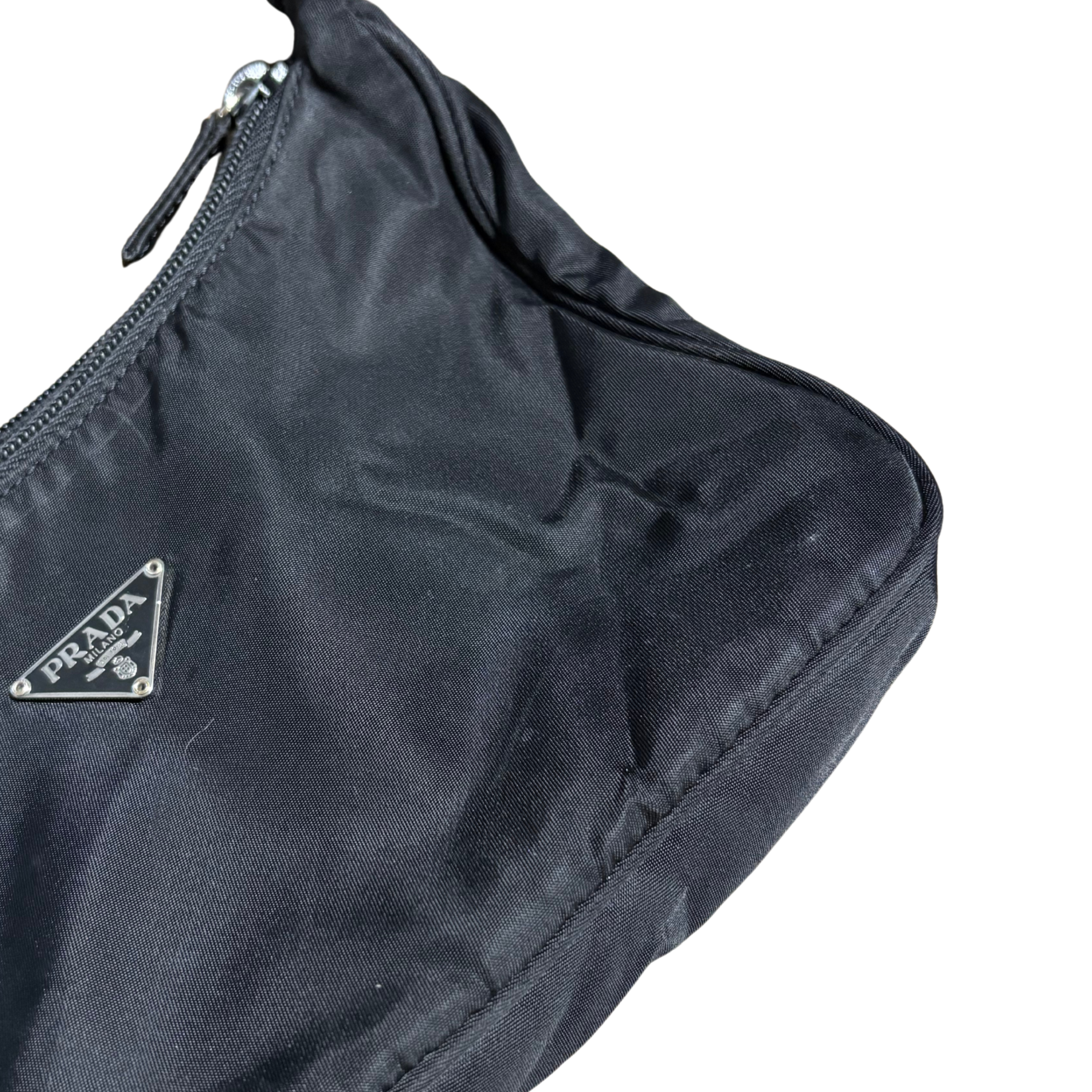 Prada Nylon 'Mini Hobo' Shoulder Bag