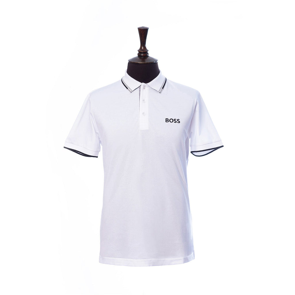 Paddy Polo Shirt In Cotton Piqua With Logo Undercollar