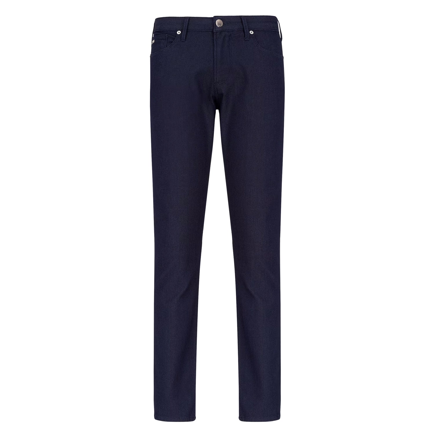 J06 Slim-Fit, Cotton-Blend Trousers With Micro-Armure Polka Dots