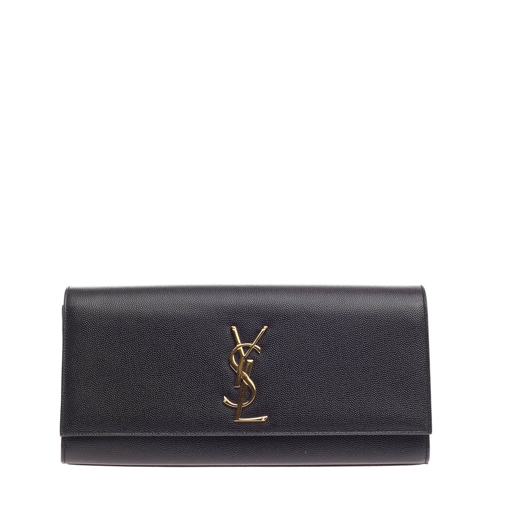 Classic Monogram Clutch Leather