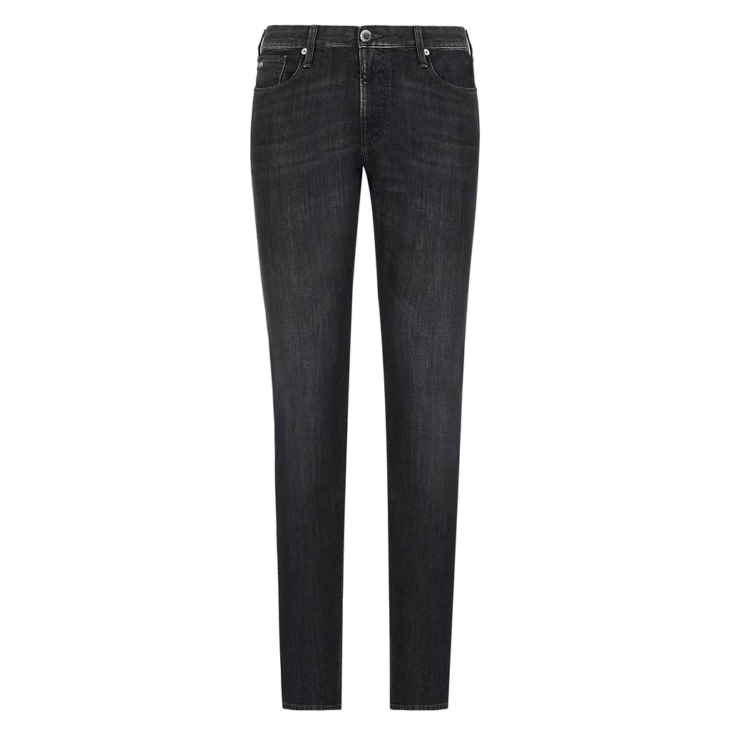J06 Slim-Fit, Twill-Melange Jeans In 10 Oz Comfort Denim
