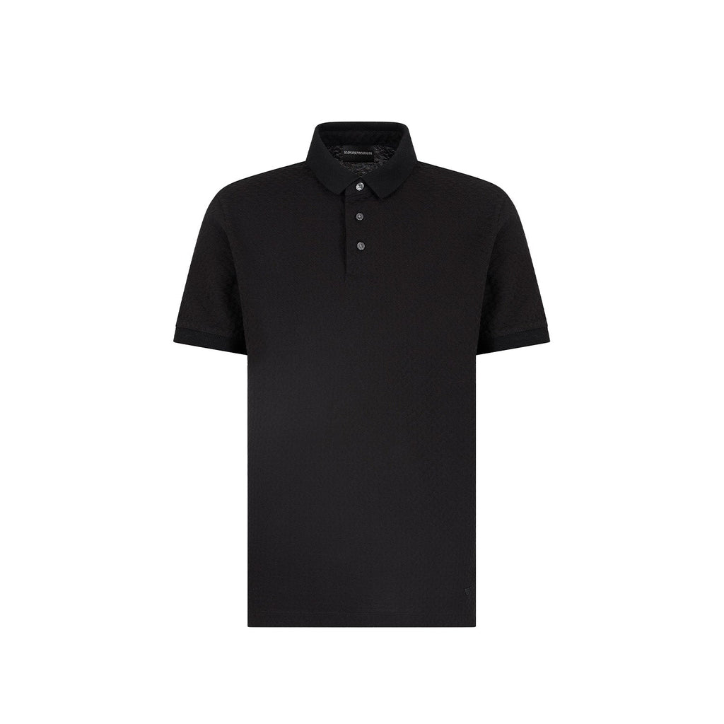 Jacquard Jersey Polo Shirt