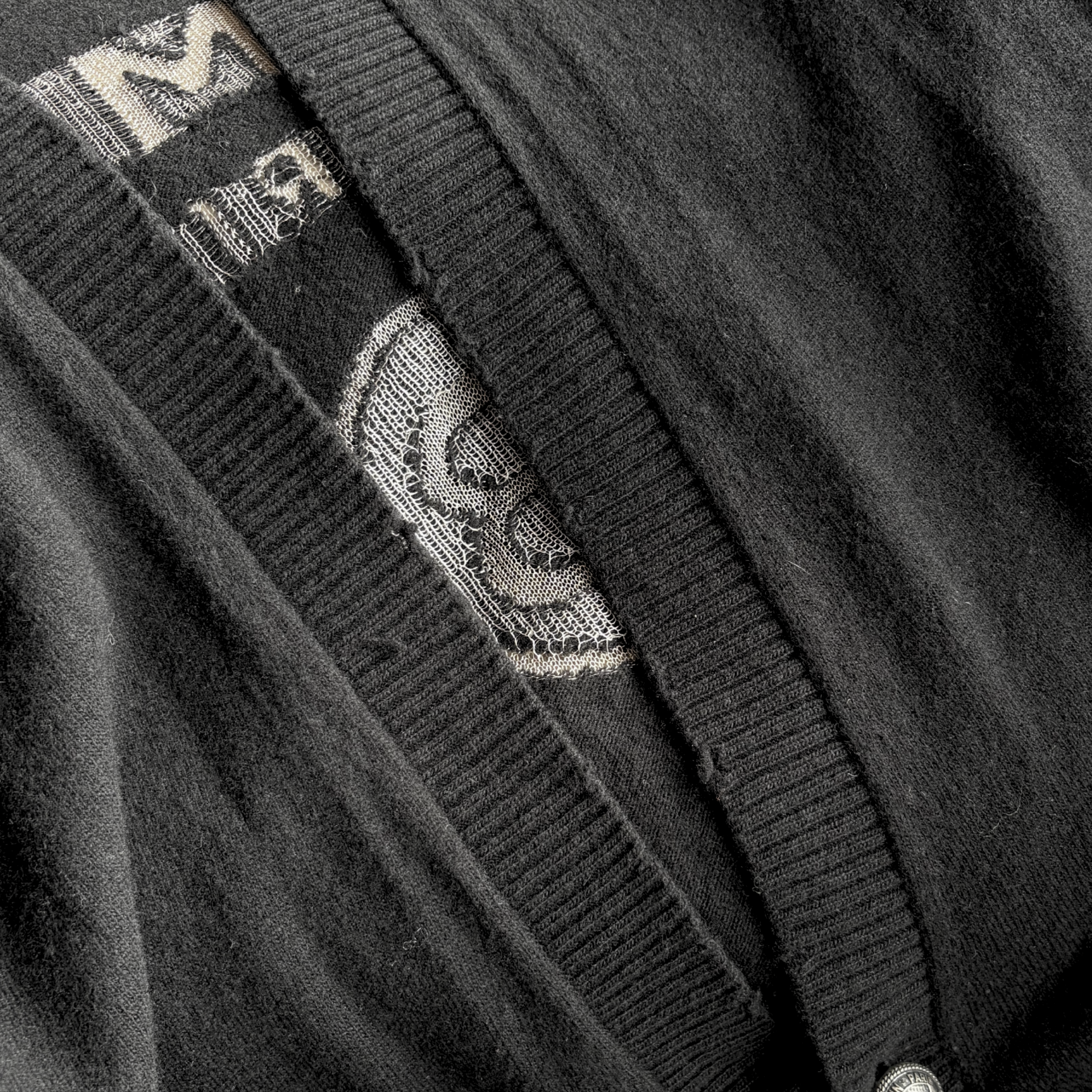 Balmain 'Intarsia' Logo igan - Men's S
