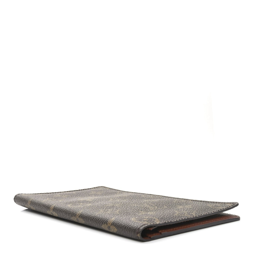 Monogram Porte Chequier Cartes Credit European Checkbook Wallet