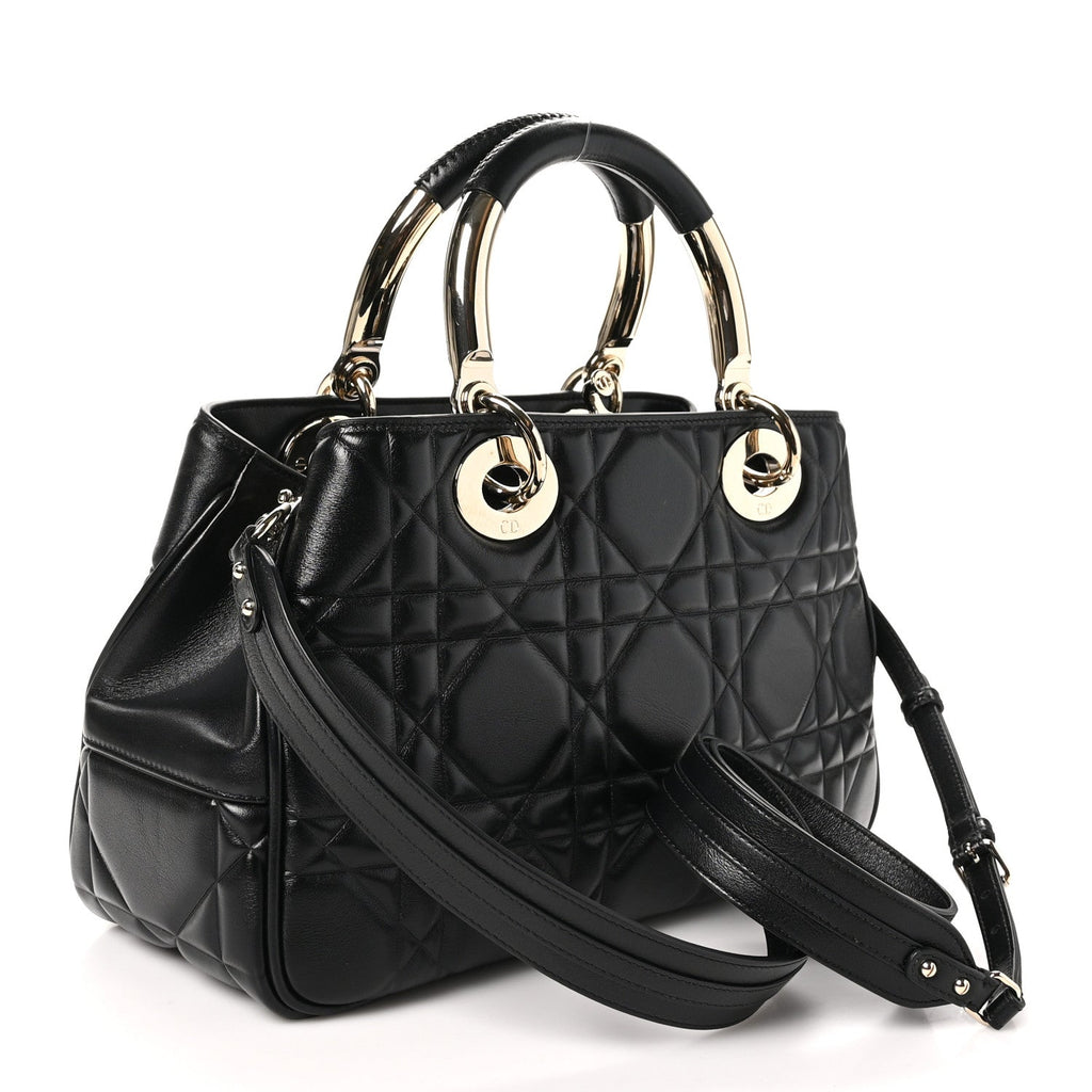 Calfskin Cannage Medium The Lady 95.22 Black