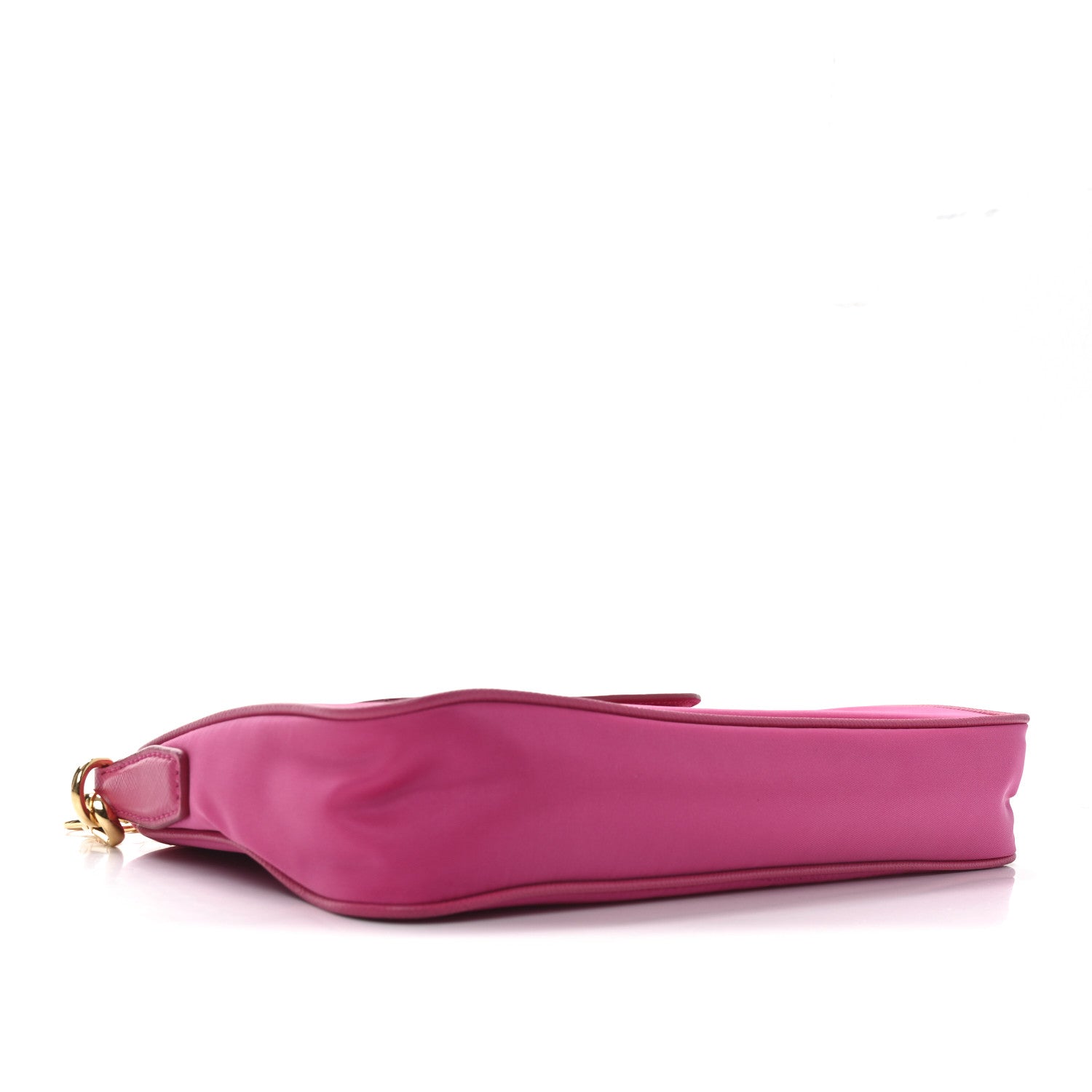 Tessuto Nylon Saffiano Bandoliera Crossbody Bag Fuxia