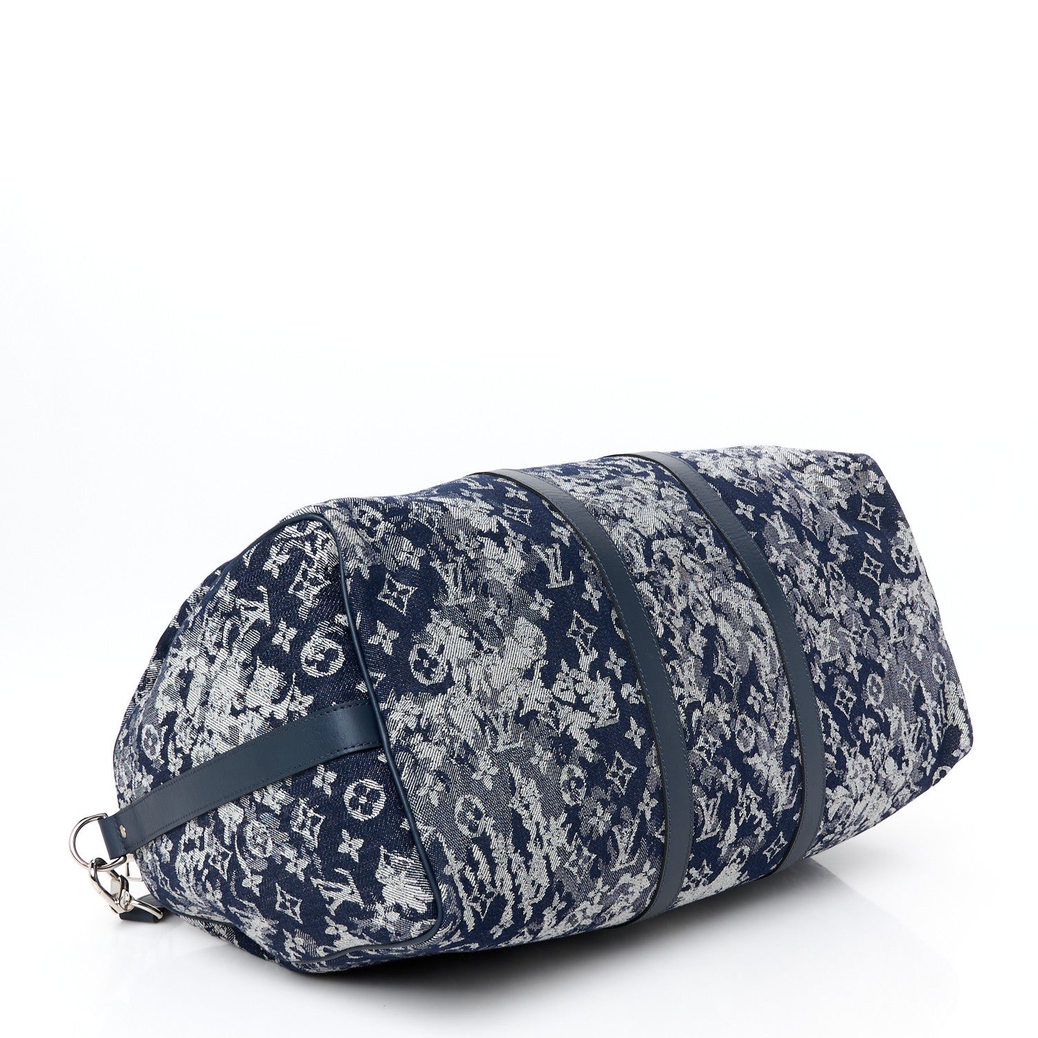 Monogram Tapestry Keepall Bandouliere 50 Bleu