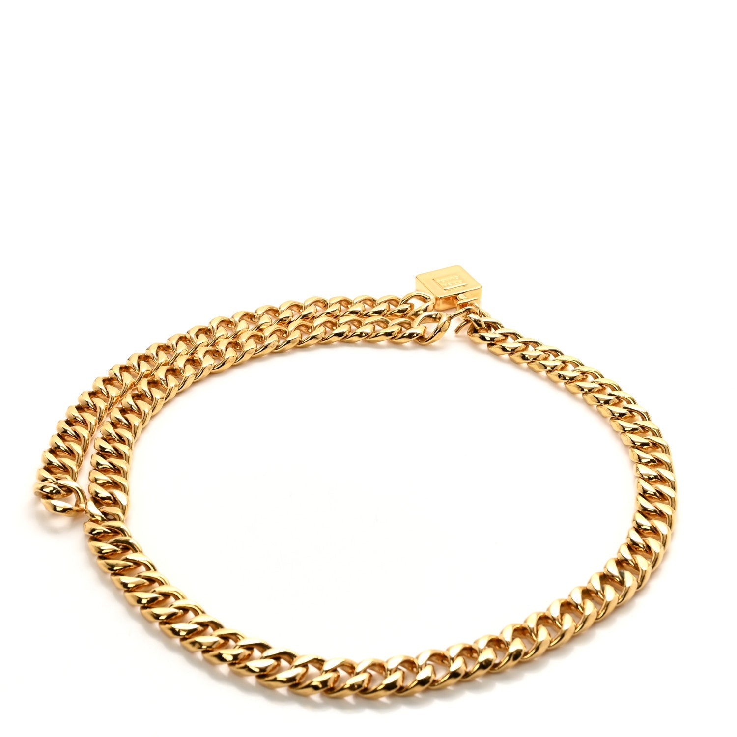 Chain Coco Perfume Bottle Belt Gold