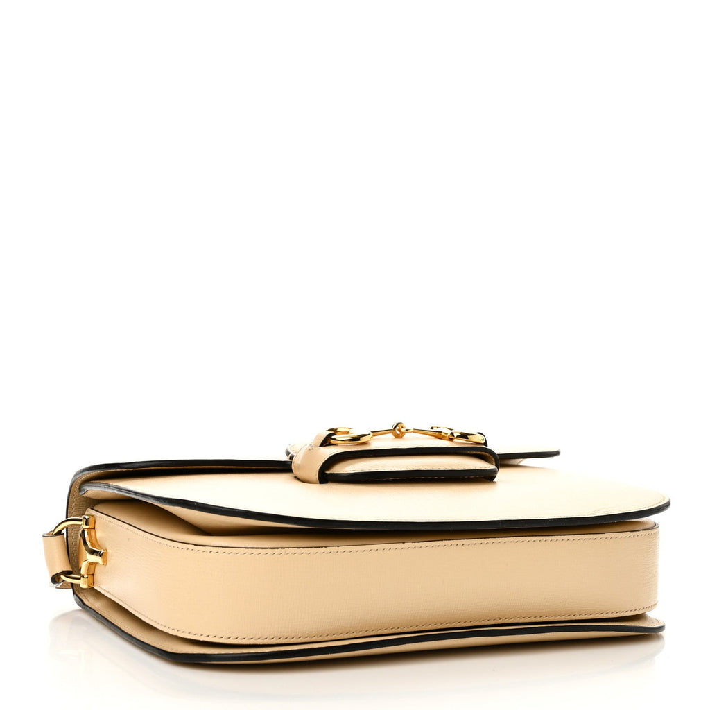 Azalea Calfskin Horsebit 1955 Shoulder Bag Bubble Tea