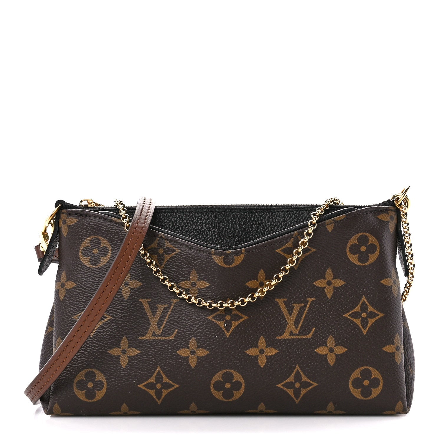 Monogram Pallas Clutch Black