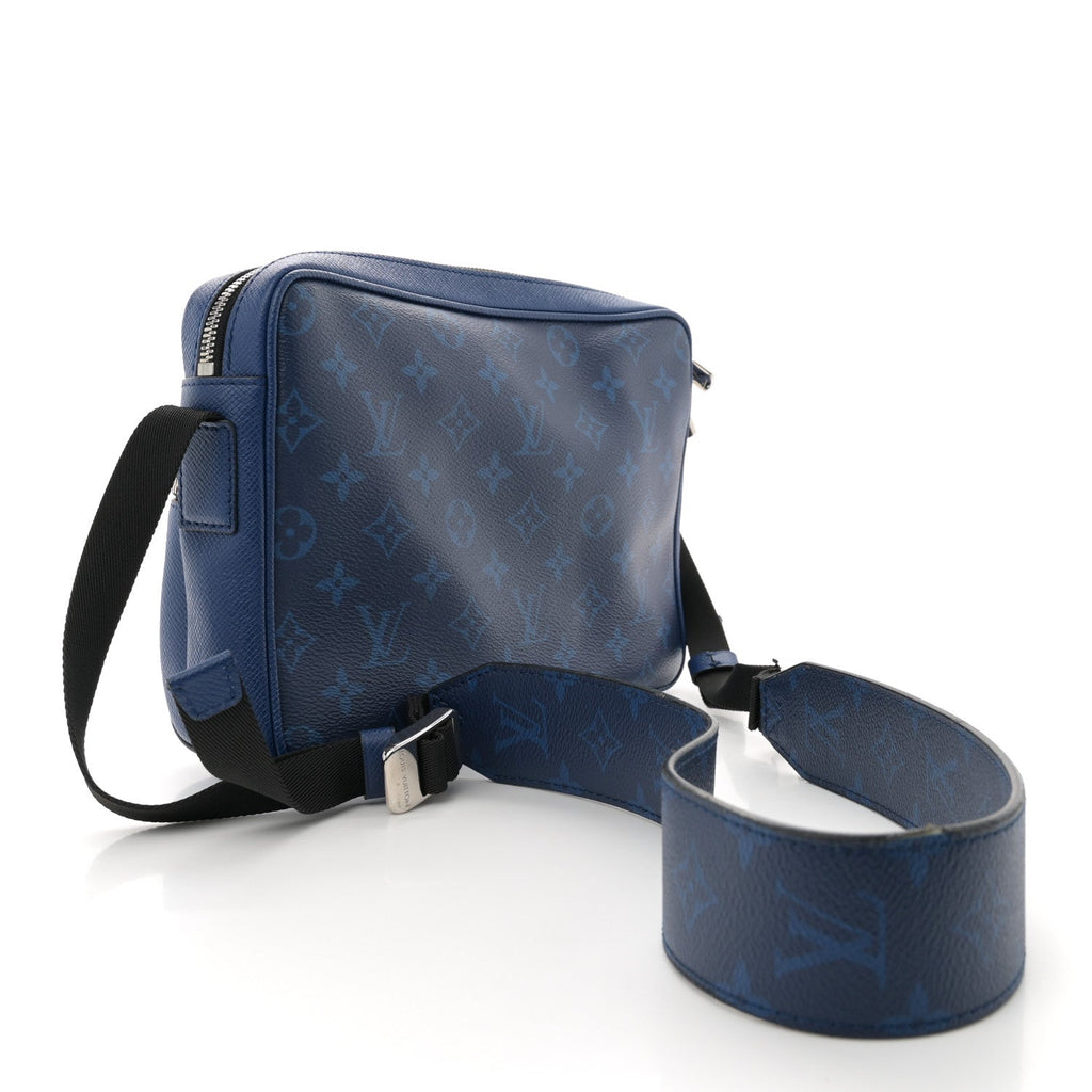 Taiga Monogram Outdoor Messenger Cobalt