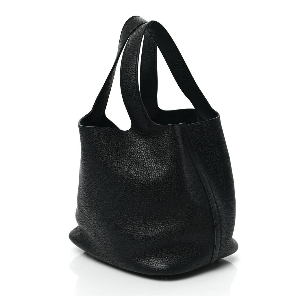 Taurillon Clemence Picotin Lock 22 MM Black