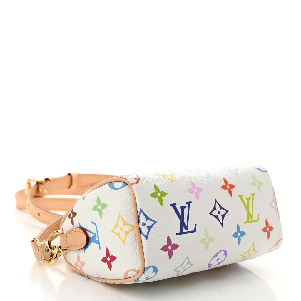 LV X TM Monogram Multicolor Nano Speedy White