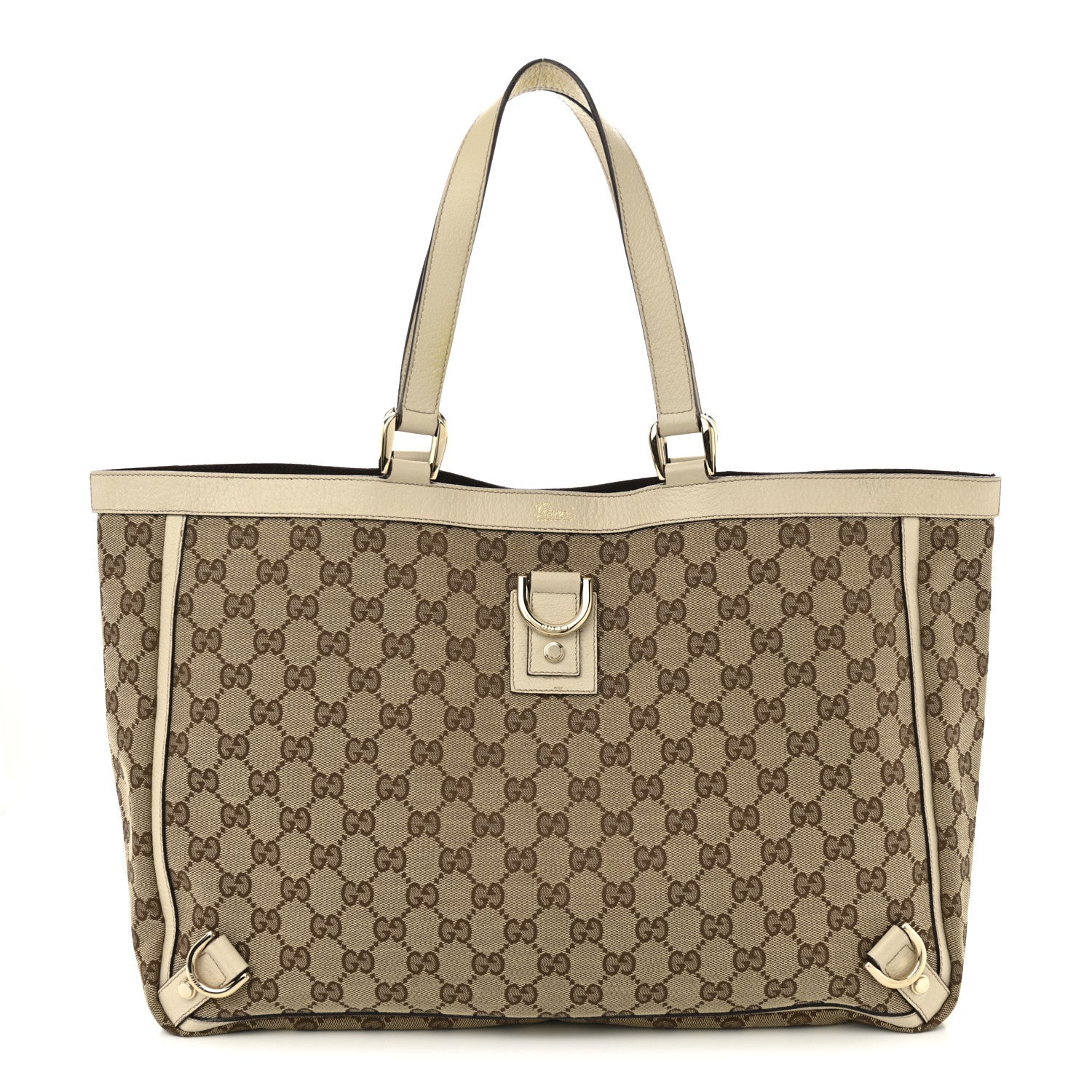 Monogram Large Abbey Tote Off White