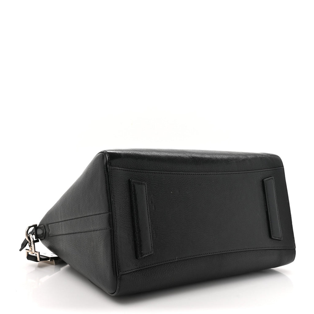 Sugar Goatskin Medium Antigona Black