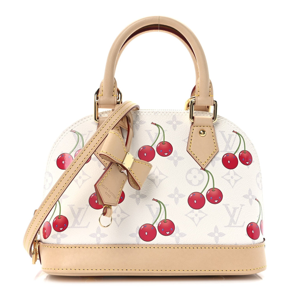 LV X TM Monogram Cerises Alma BB White