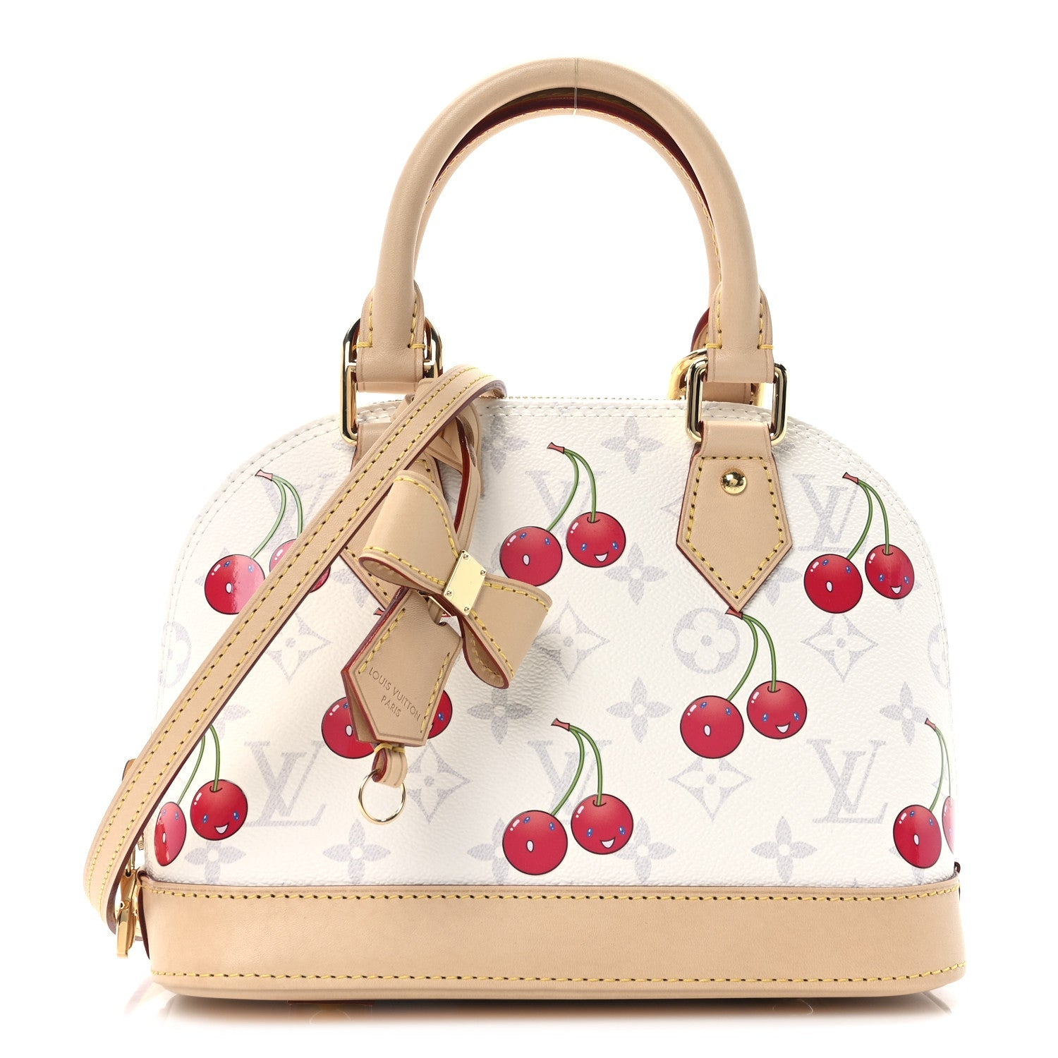 LV X TM Monogram Cerises Alma BB White