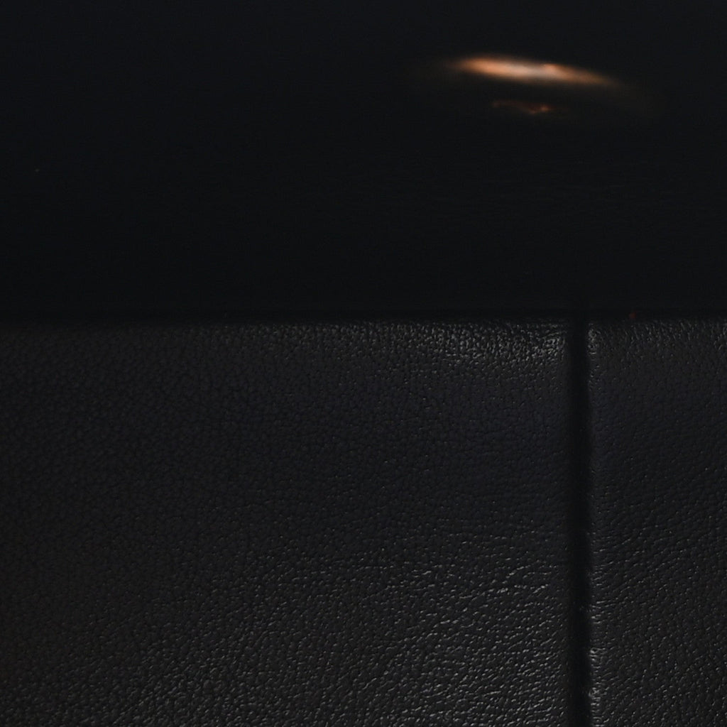 Lambskin Enamel Strass Quilted Mini Paris Monaco Flap Black