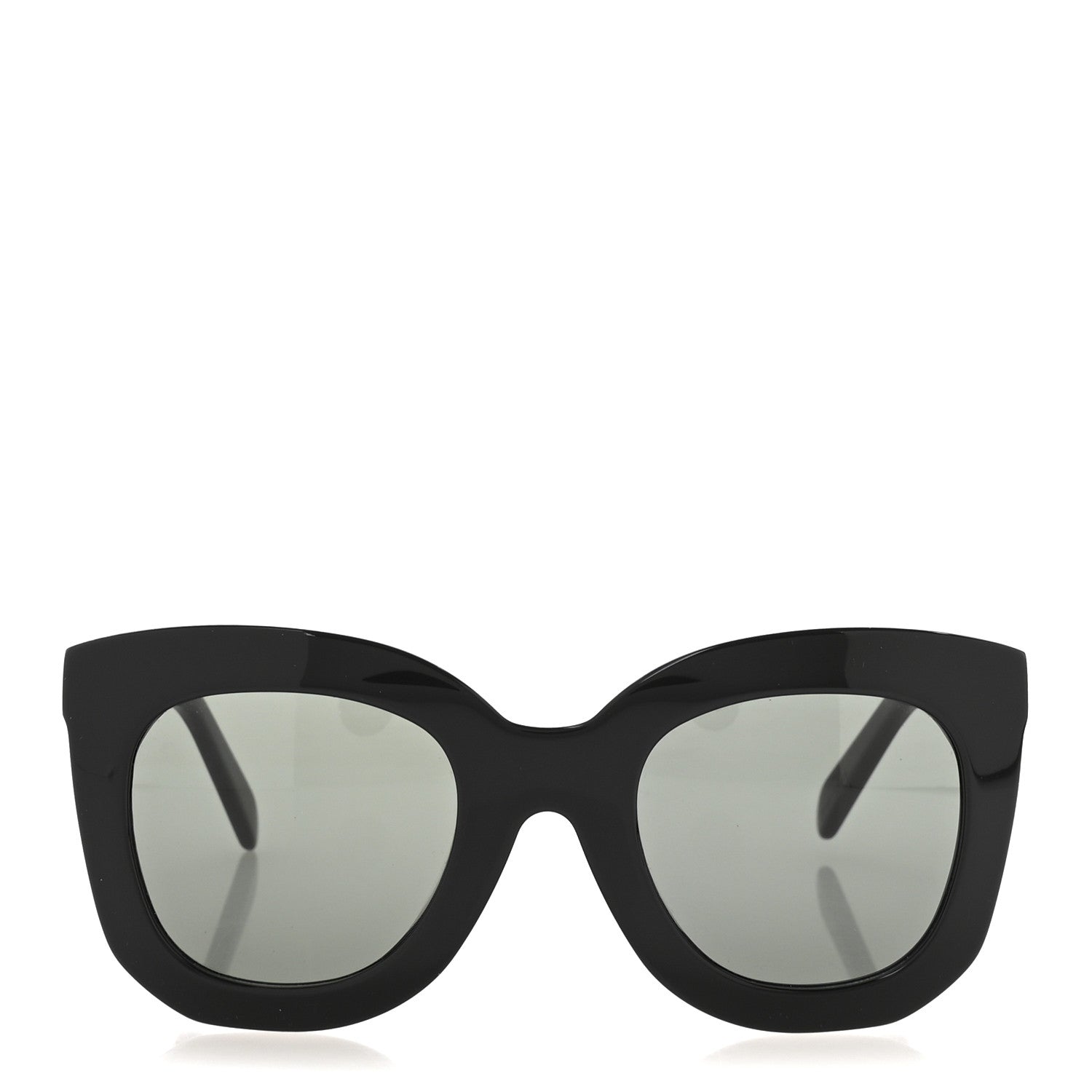Oversized Round Sunglasses CL4005FN Black
