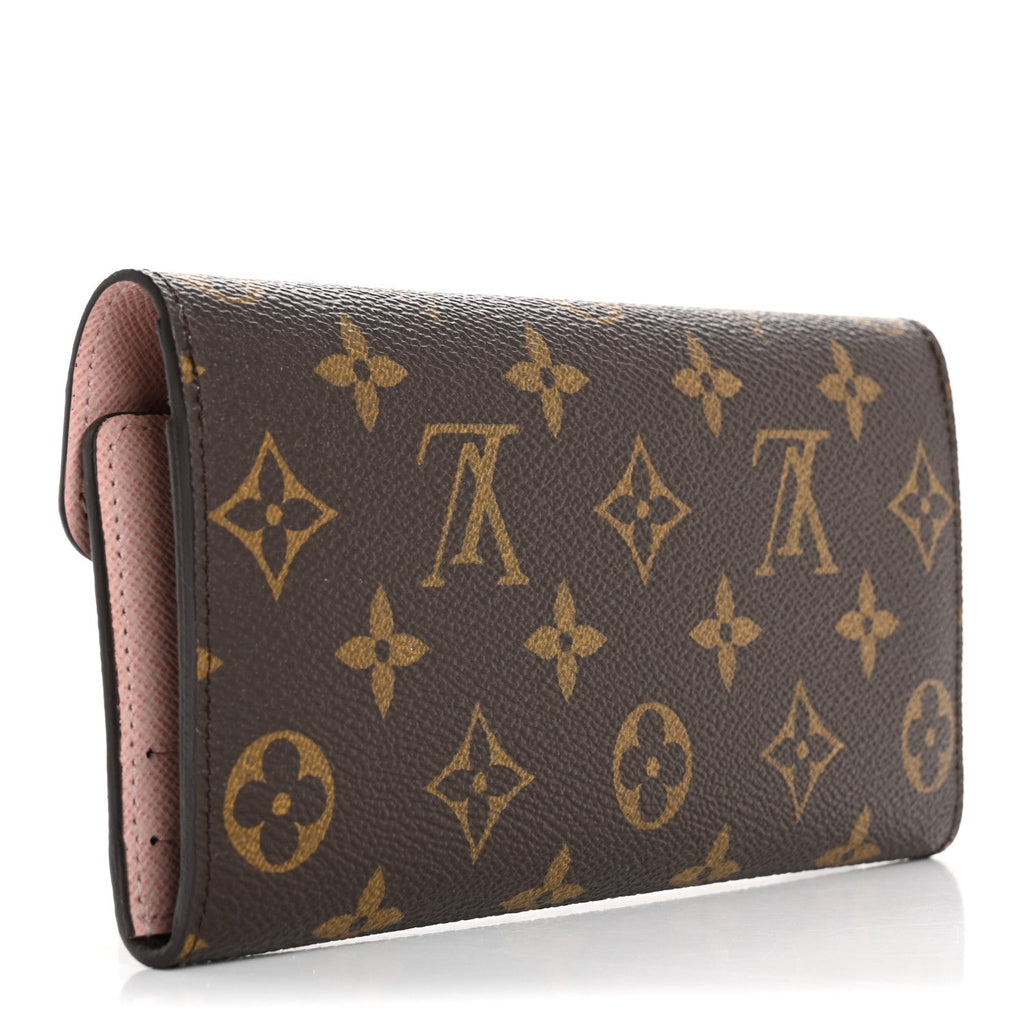 Monogram Josephine Wallet Rose Ballerine