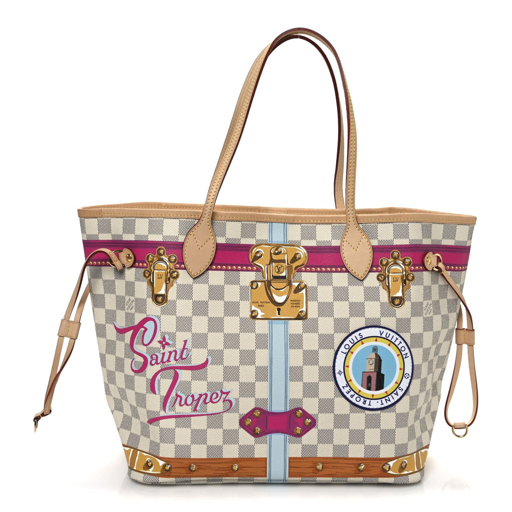 Damier Azur Summer Trunks Saint Tropez Neo Neverfull MM