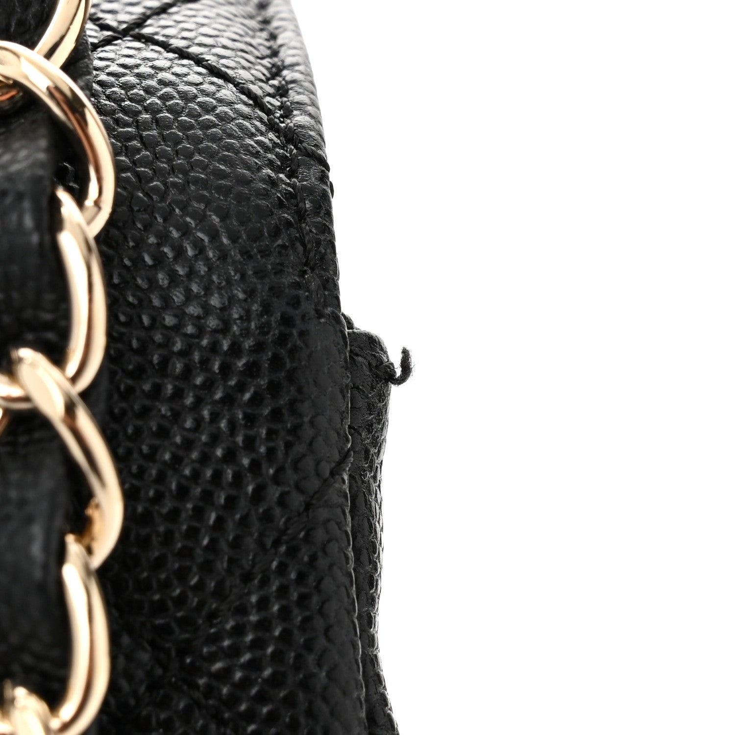 Caviar Quilted Large Business Affinity Flap Black