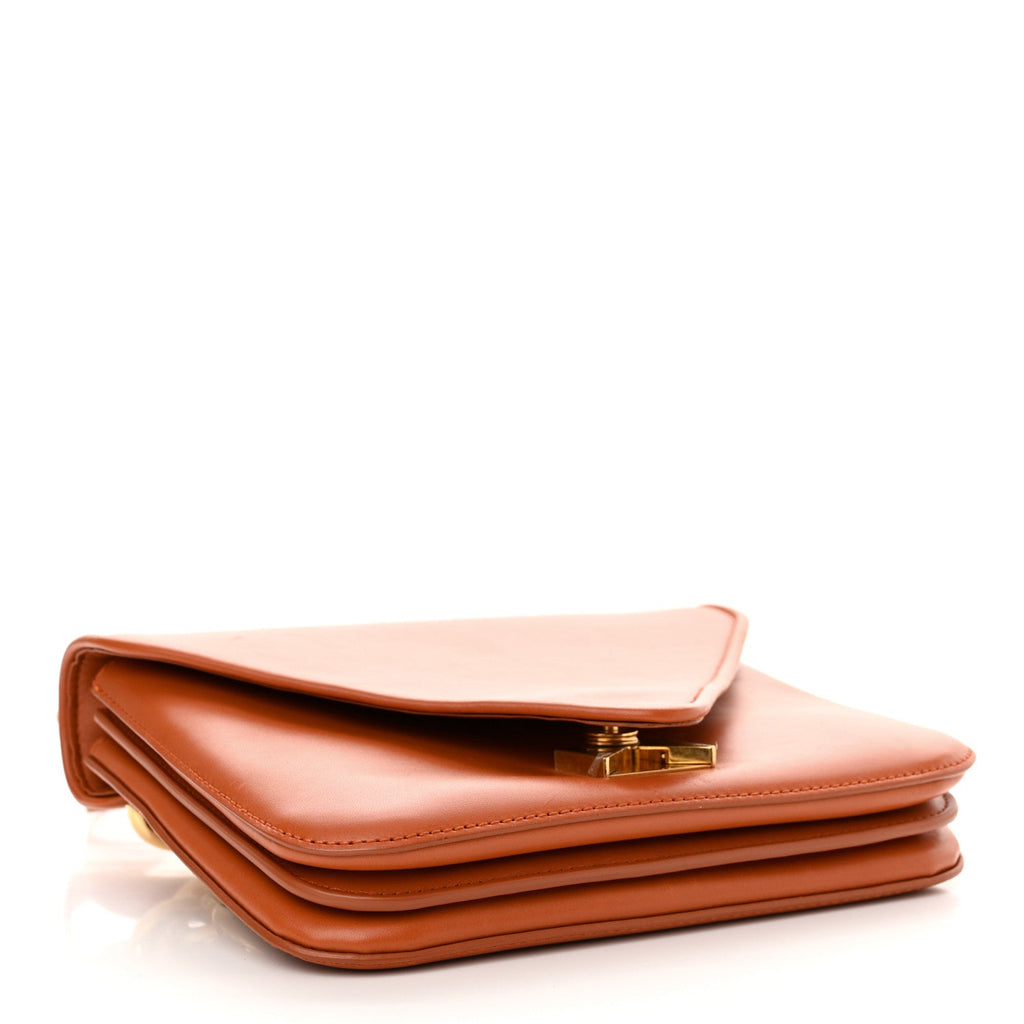 Calfskin Mount Envelope Bag Maple