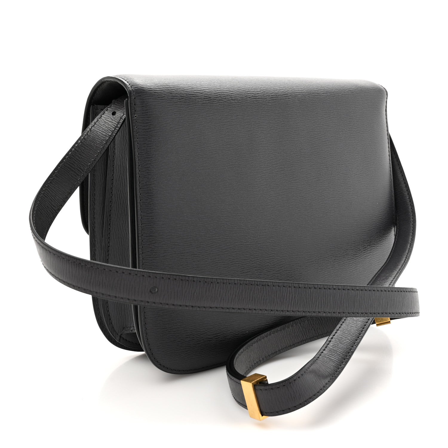 Liege Calfskin Medium Classic Box Flap Bag Liquorice