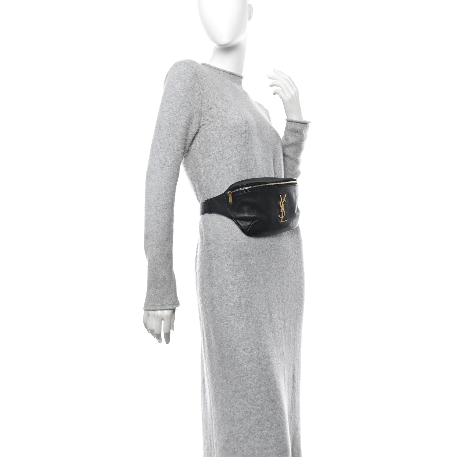Grain De Poudre Monogram Belt Bag Black