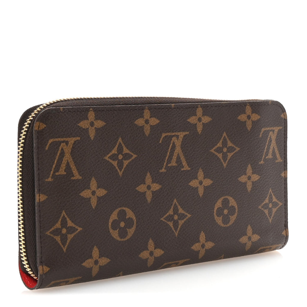 Monogram Zippy Wallet Coquelicot