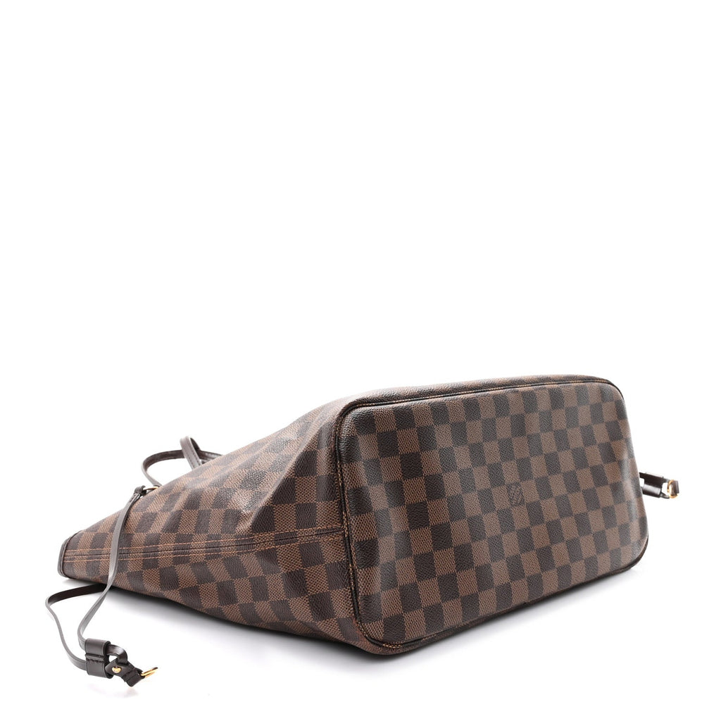 Damier Ebene Neo Neverfull MM Rose Ballerine