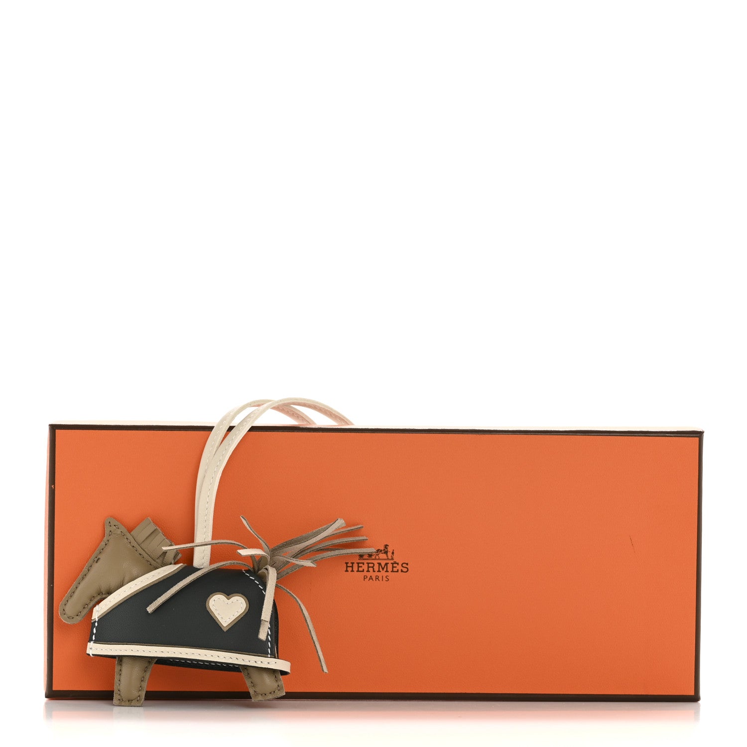 Milo Lambskin Grigri Rodeo Robeo Coeur Bag Charm PM Beige Marfa Craie Vert Mangrove