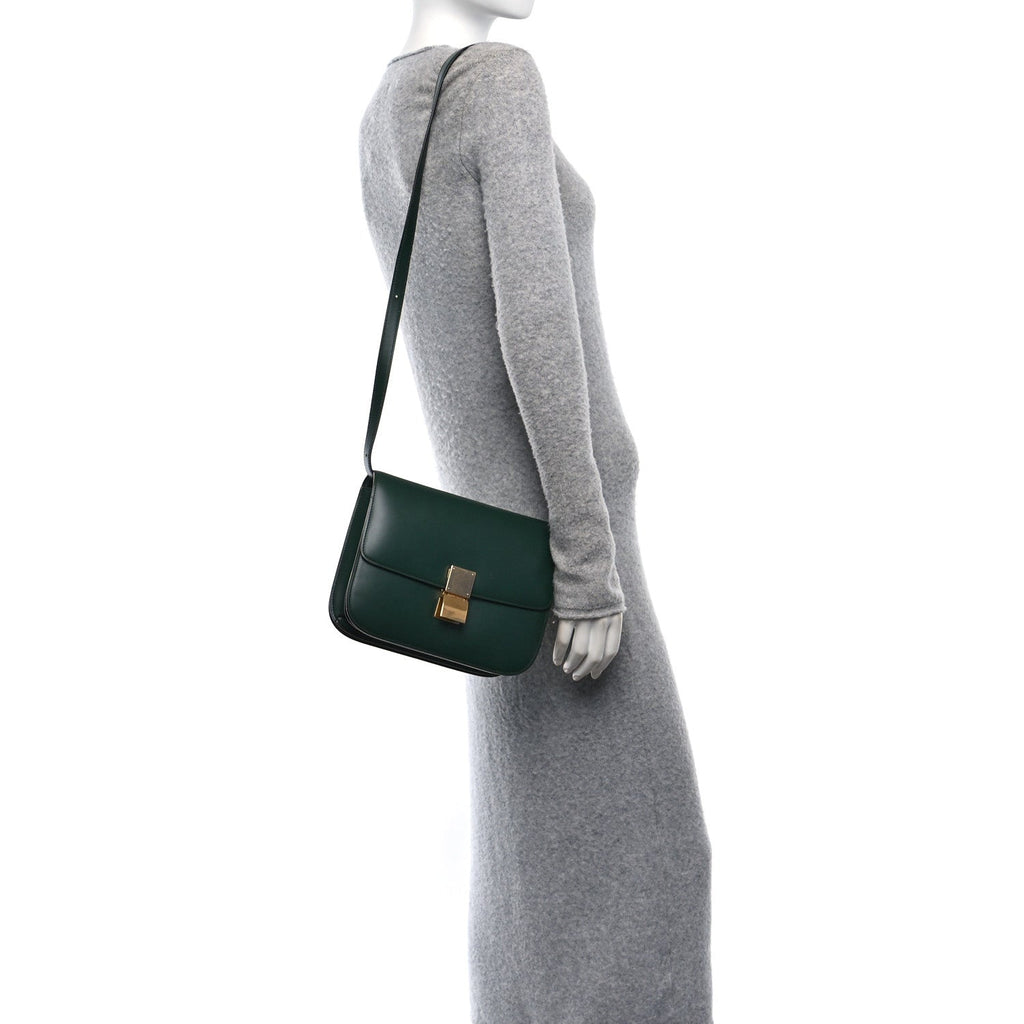 Box Calfskin Classic Box Medium Flap Bag Amazone