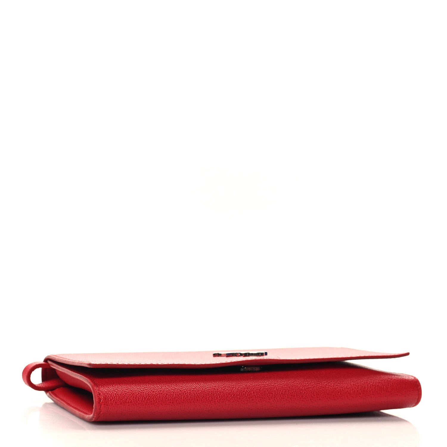 Calfskin Insignia Pouch Red