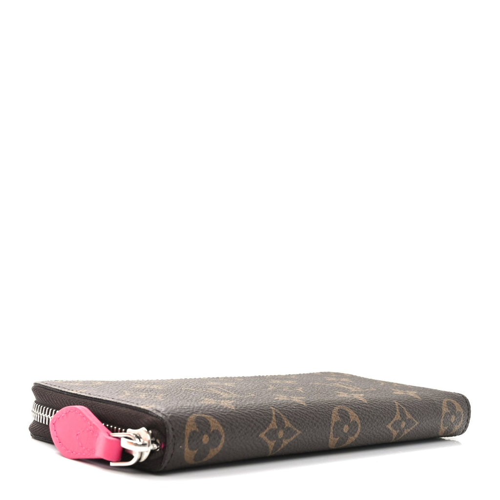 Monogram Clemence Wallet Fuchsia