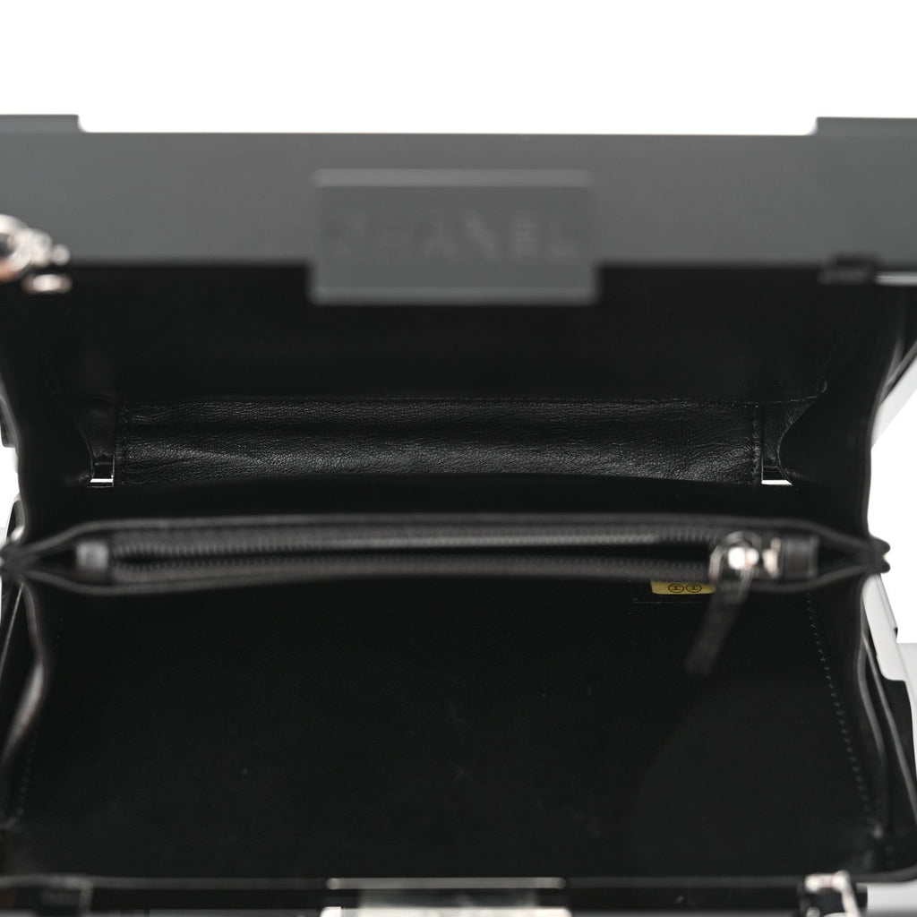 Plexiglass Barcode Boy Brick Lego Clutch Black