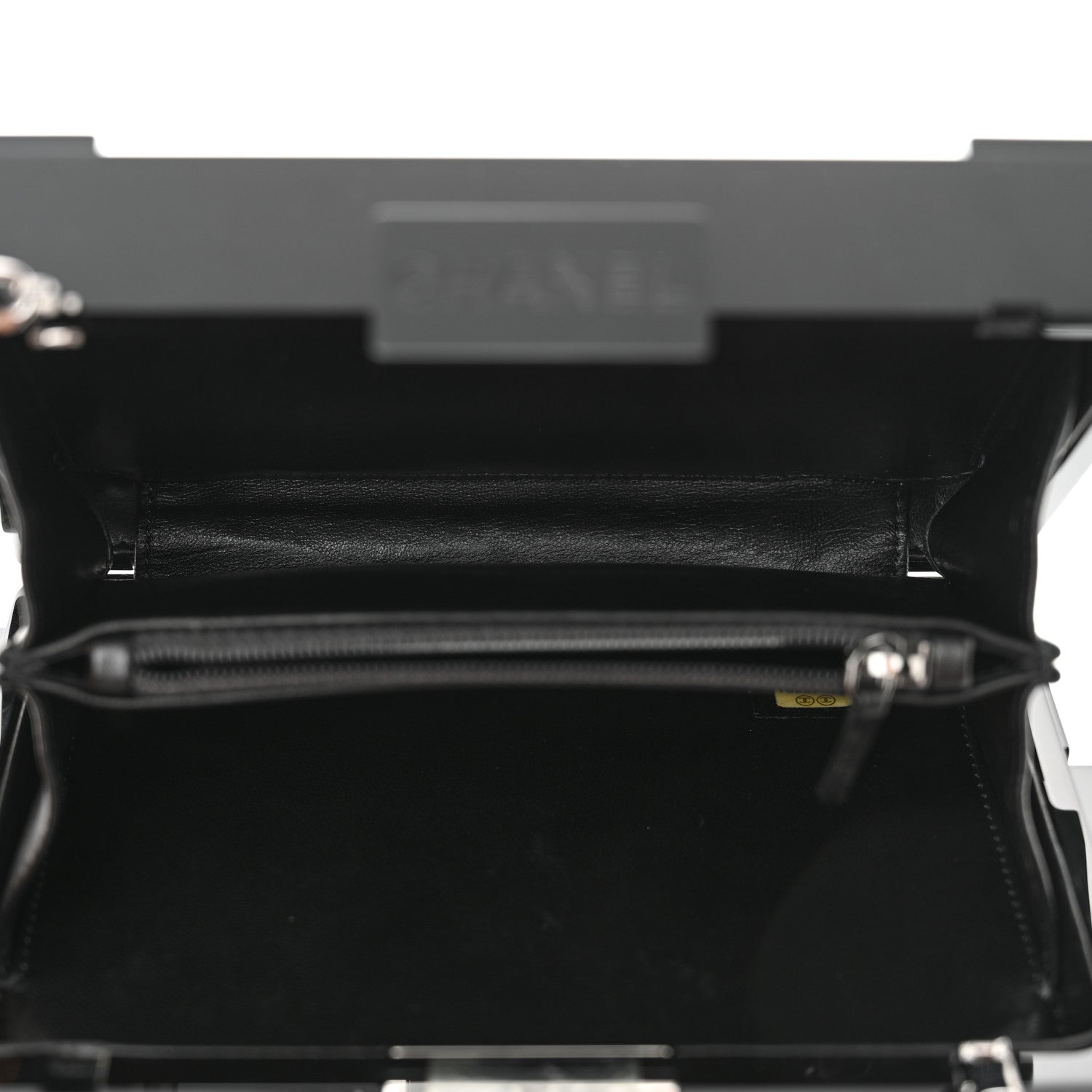 Plexiglass Barcode Boy Brick Lego Clutch Black