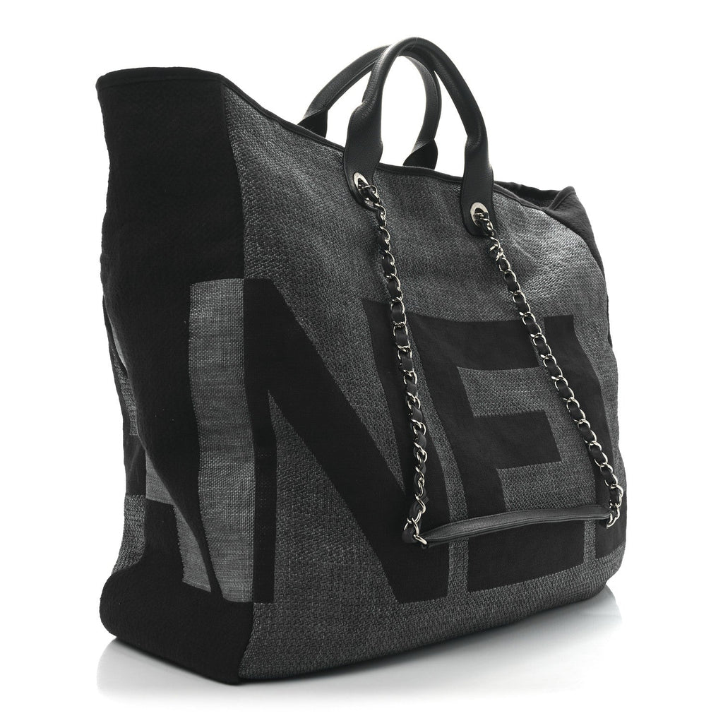 Canvas Large Maxi Shopping Tote Dark Blue