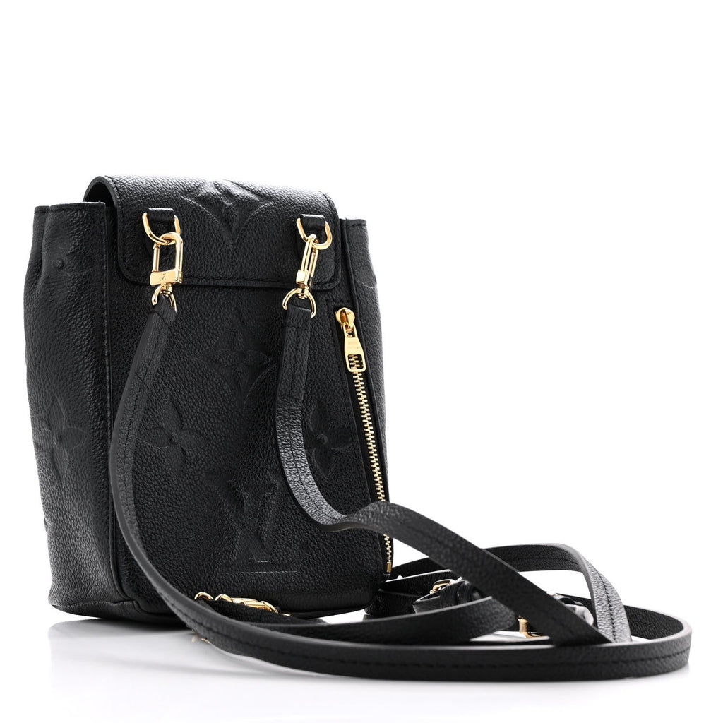 Empreinte Monogram Giant Tiny Backpack Black