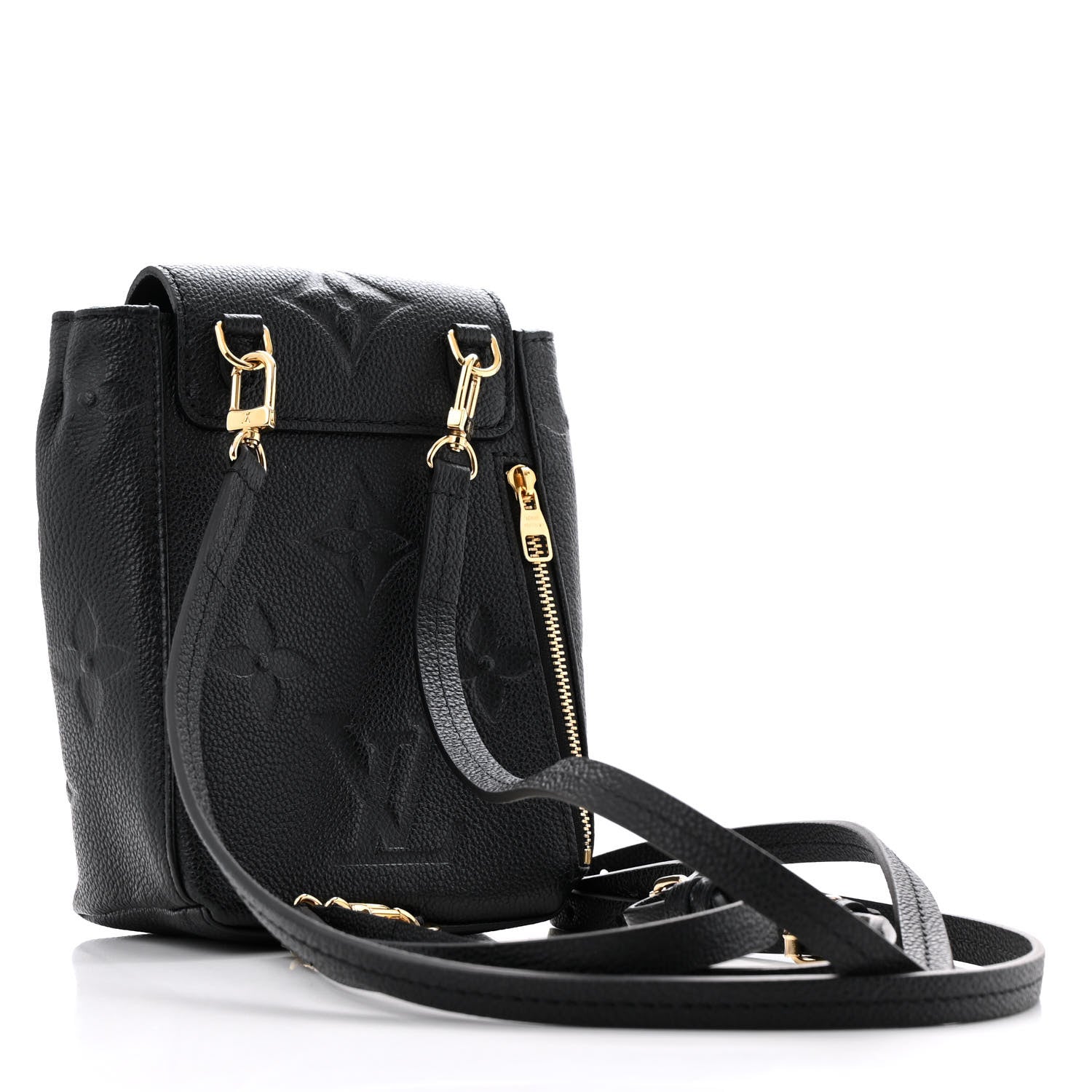 Empreinte Monogram Giant Tiny Backpack Black