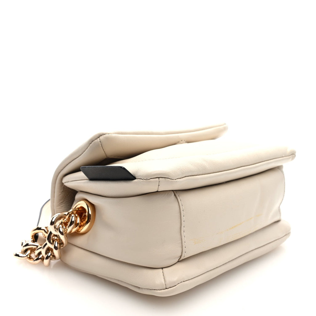 Lambskin The Pillow Bag Beige