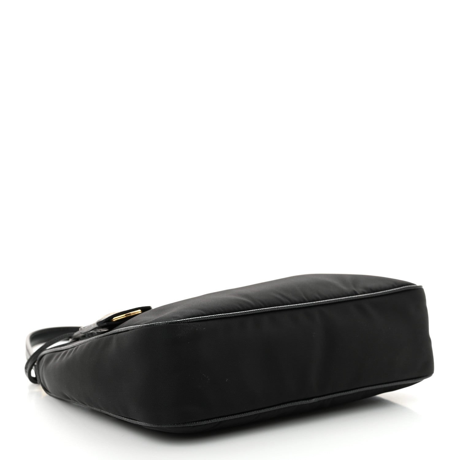 Tessuto Nylon Saffiano Mini Re-Edition 2005 Bag Black
