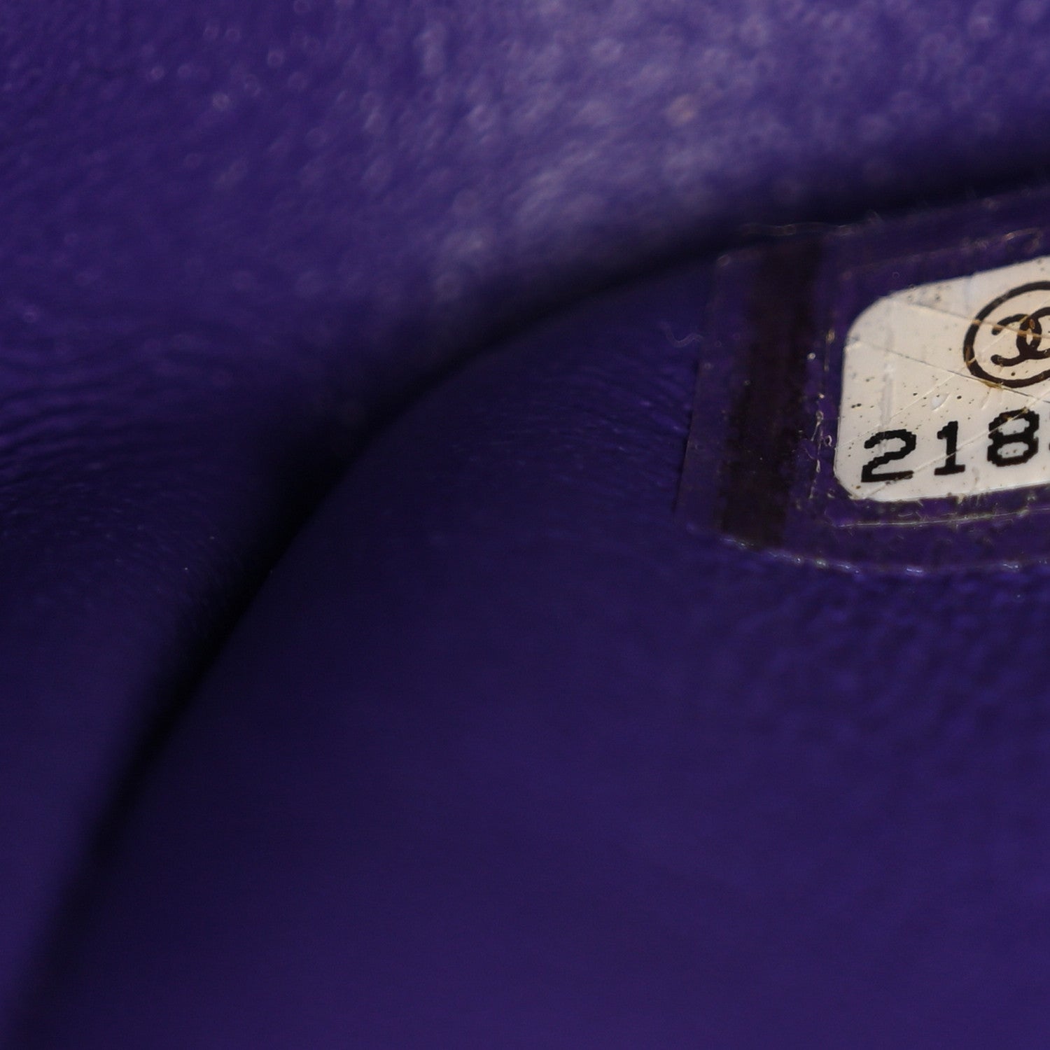 Patent Quilted Mini Rectangular Flap Purple